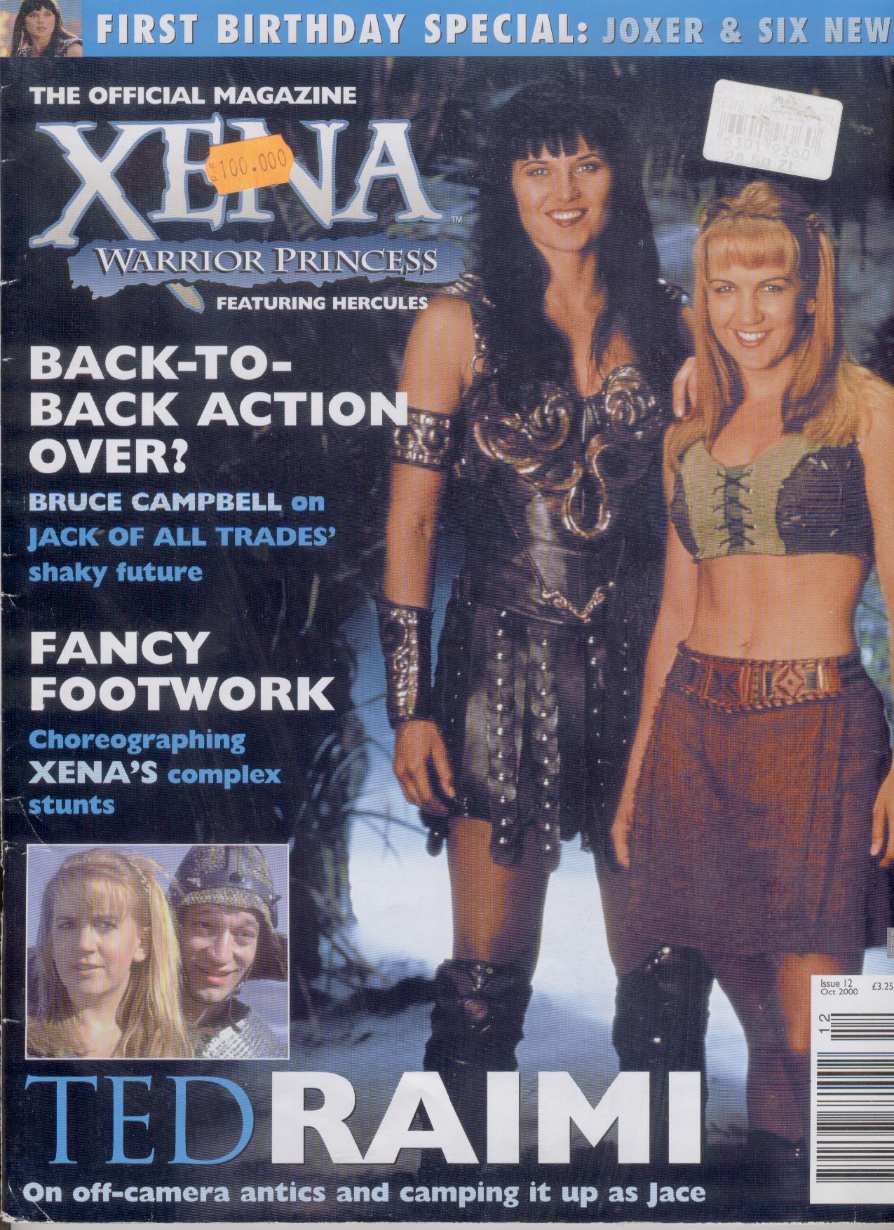 Xena Warrior Princess официальный журнал октябрь 2002